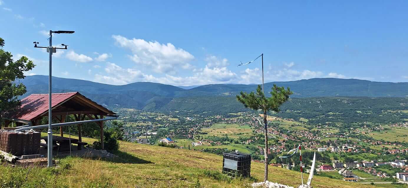 METEO STANICA na poletištu Kruškovac - Paraglajding klub Drvar